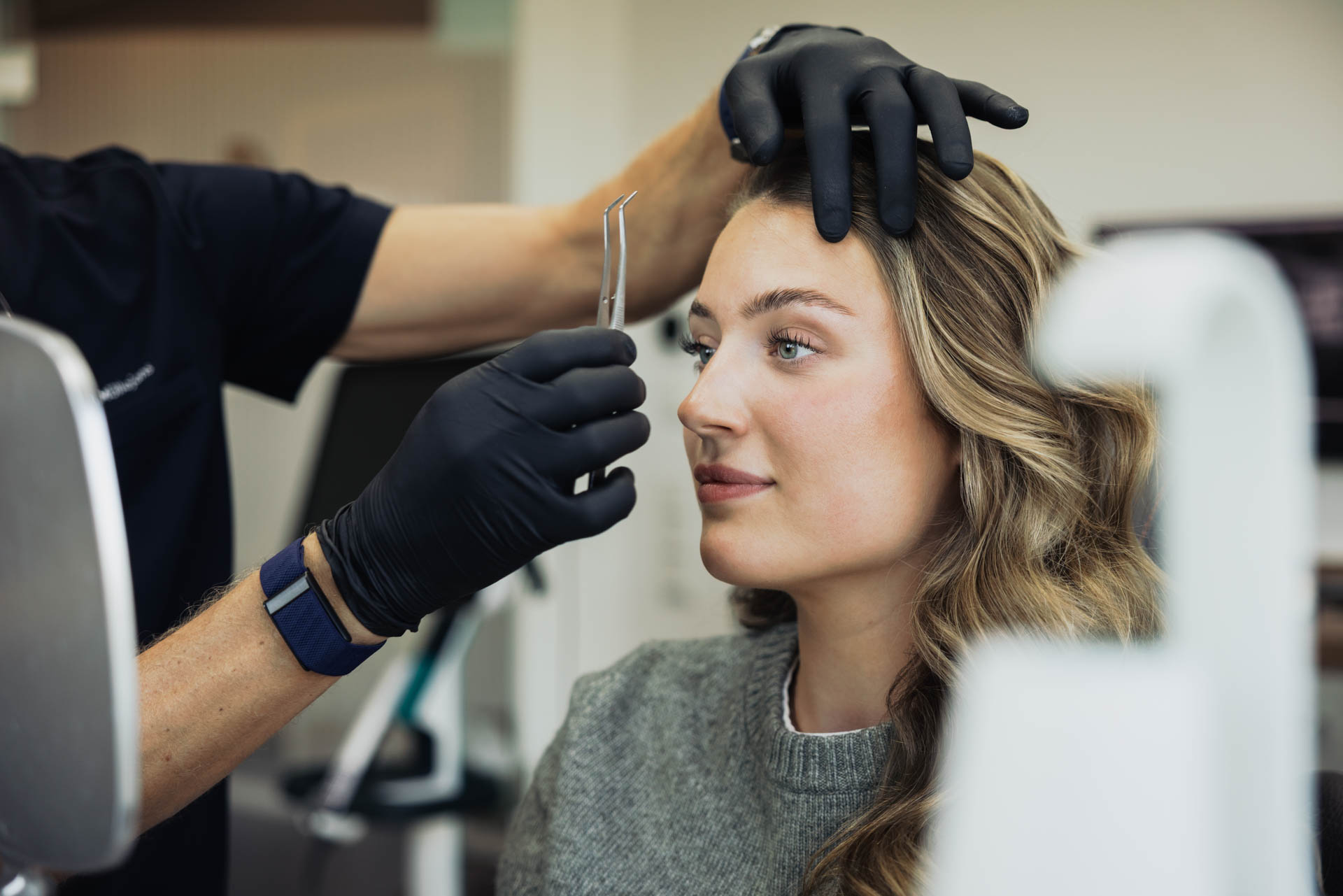 Beratungsgespräch im Klinikbereich Aesthea der Stadtwald Klinik