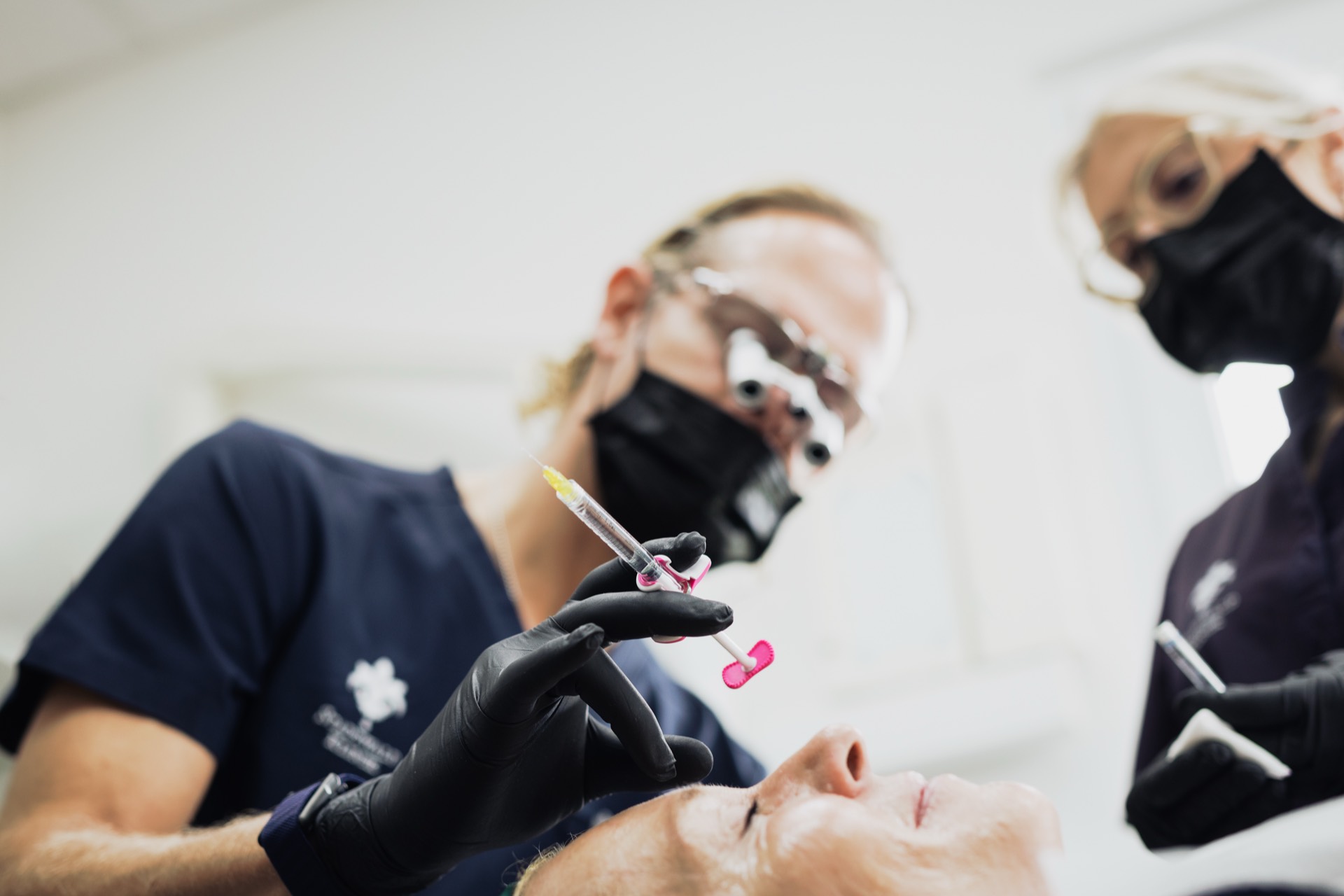 Injektionsbehandlung im Gesichtsbereich in der Stadtwald Klinik
