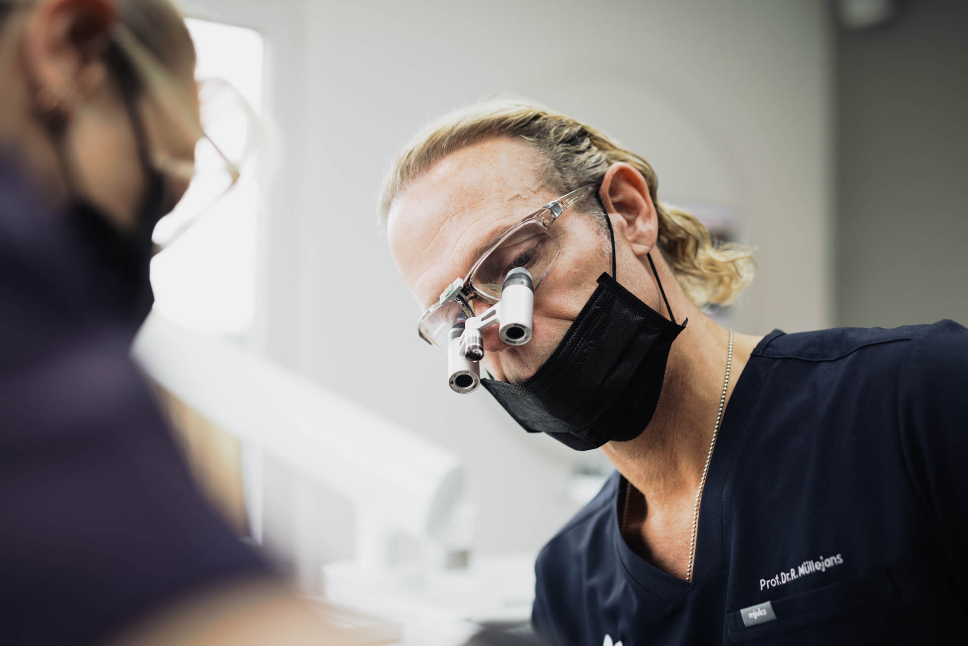 Vorbereitung der All-on-4-Behandlung in der Stadtwald Klinik