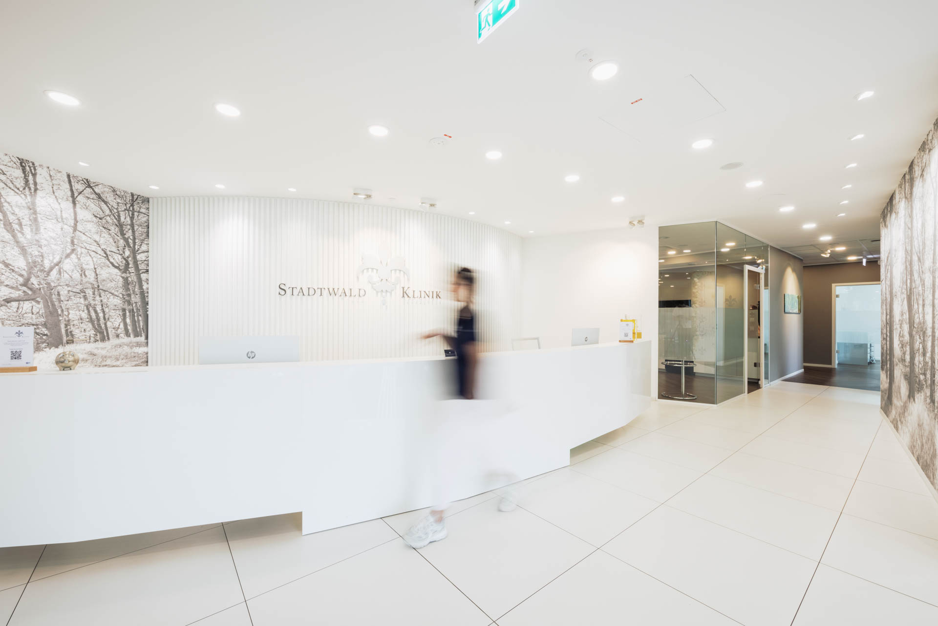 Empfang der Stadtwald Klinik